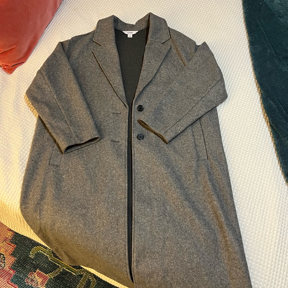 Old Navy Soft Brushed Long Overcoat